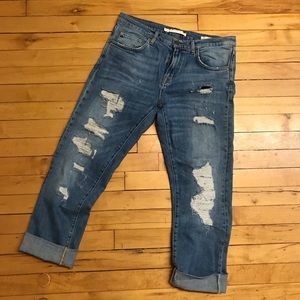 Zara boyfriend jeans size 6